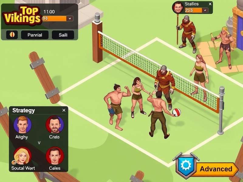 Top Volley Vikings character customization options